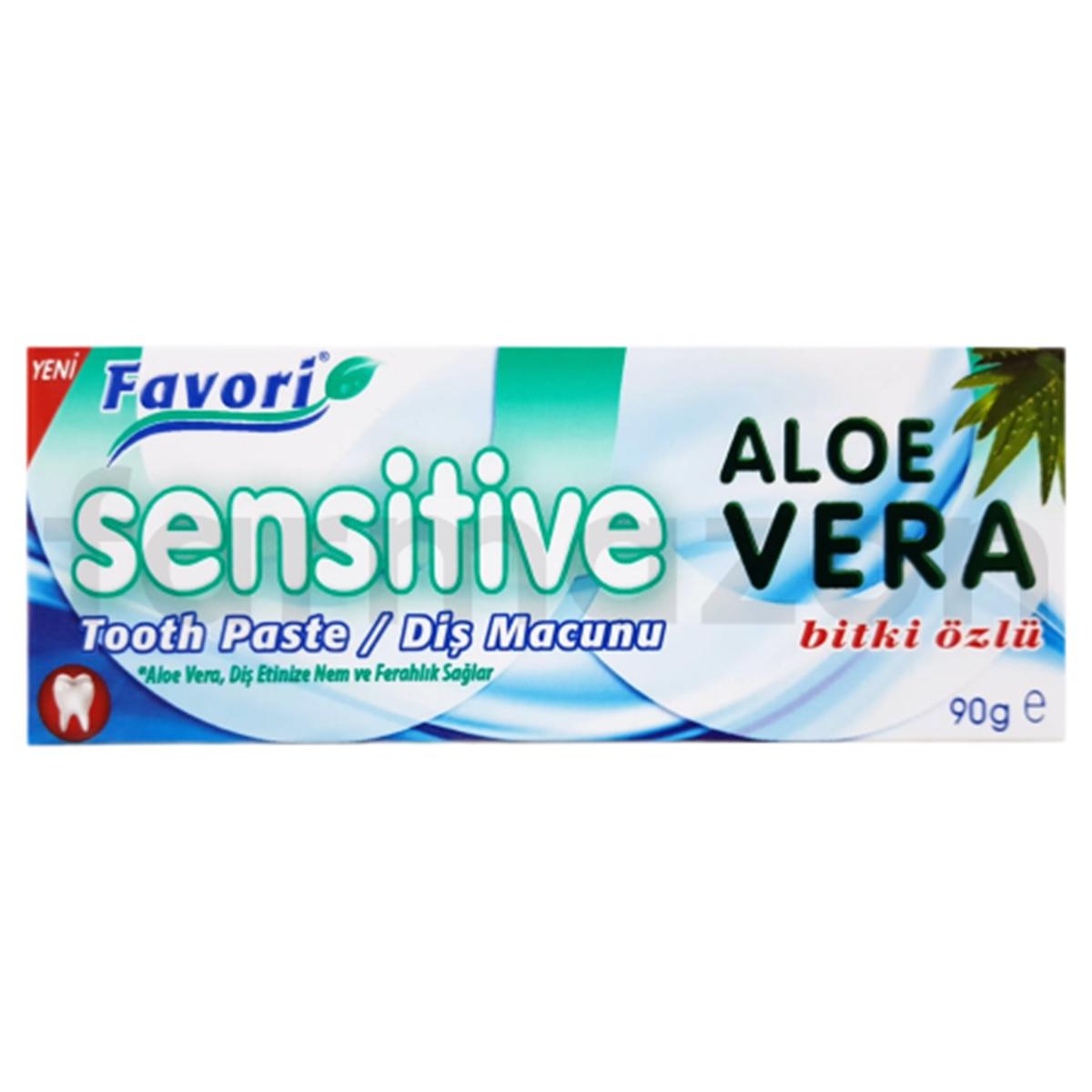 Favori Sensitive Diş Macunu Aloe Vera 90 gr