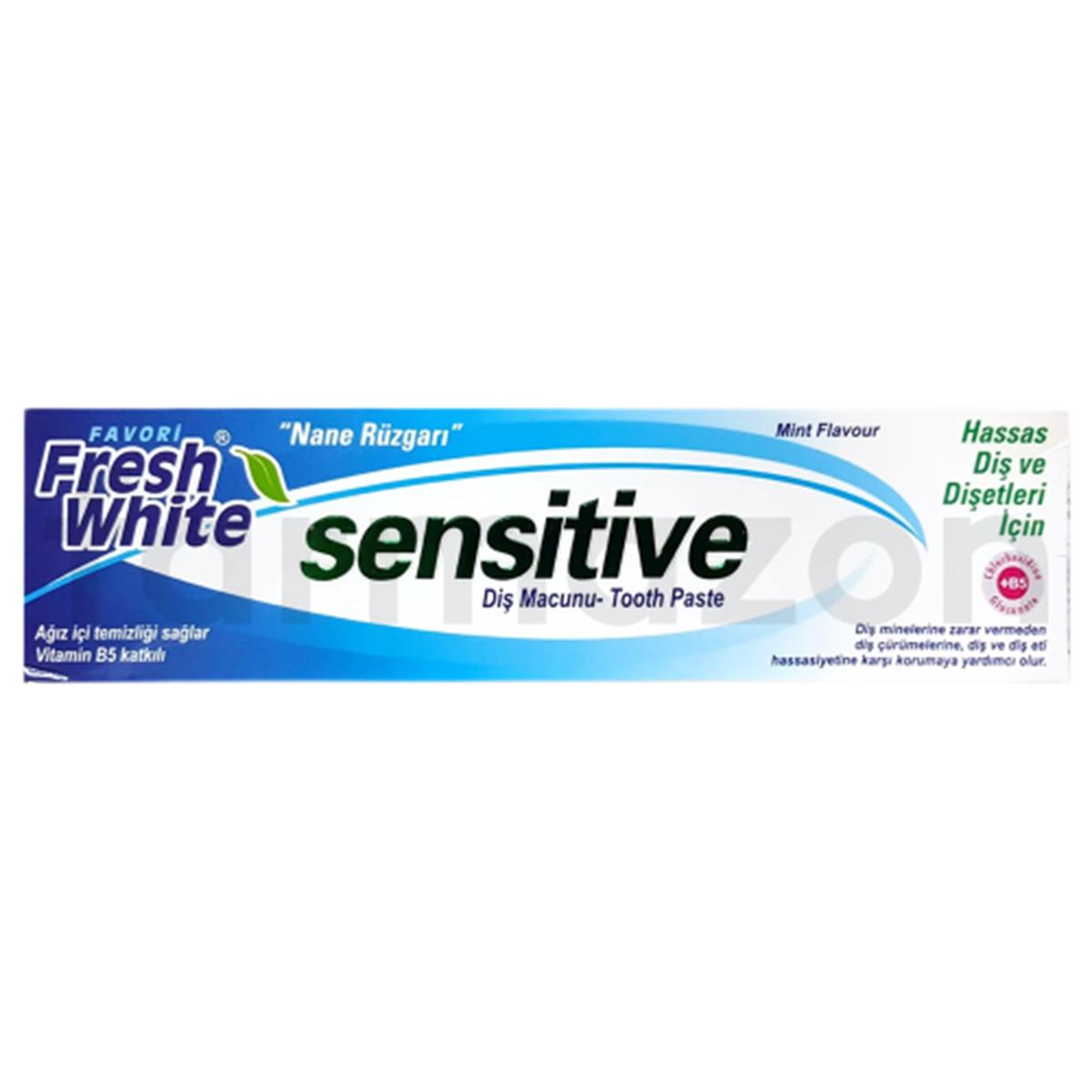 Favori Sensitive Diş Macunu Nane Rüzgarı 157 gr