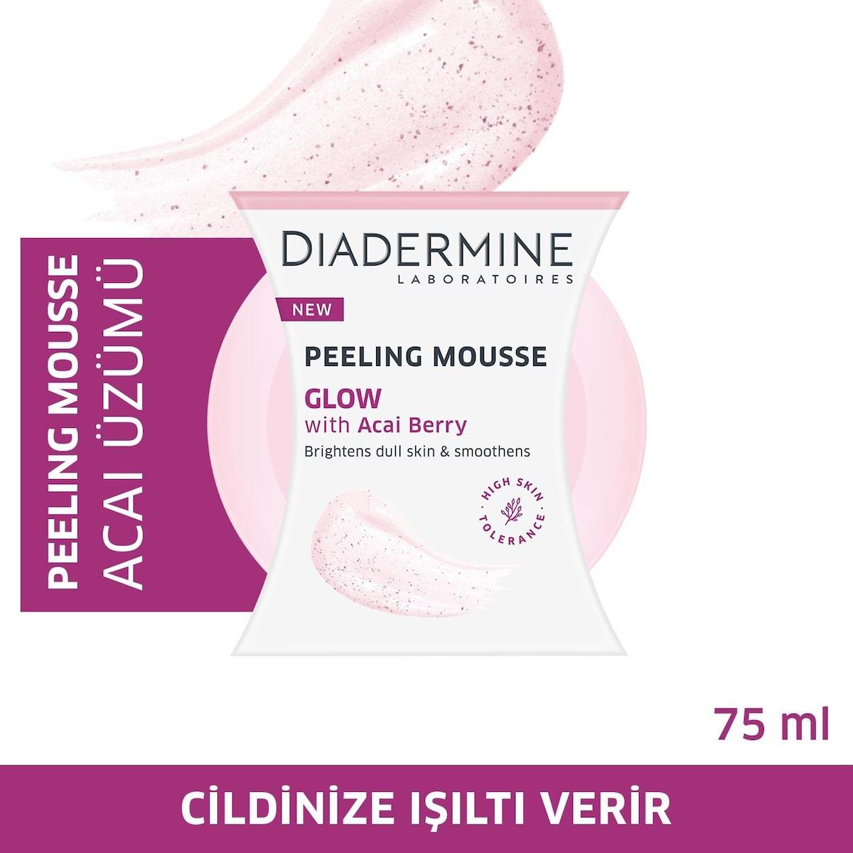 Diadermine Köpük Peelingi Işıltı Verici Acai Berry 75 ml