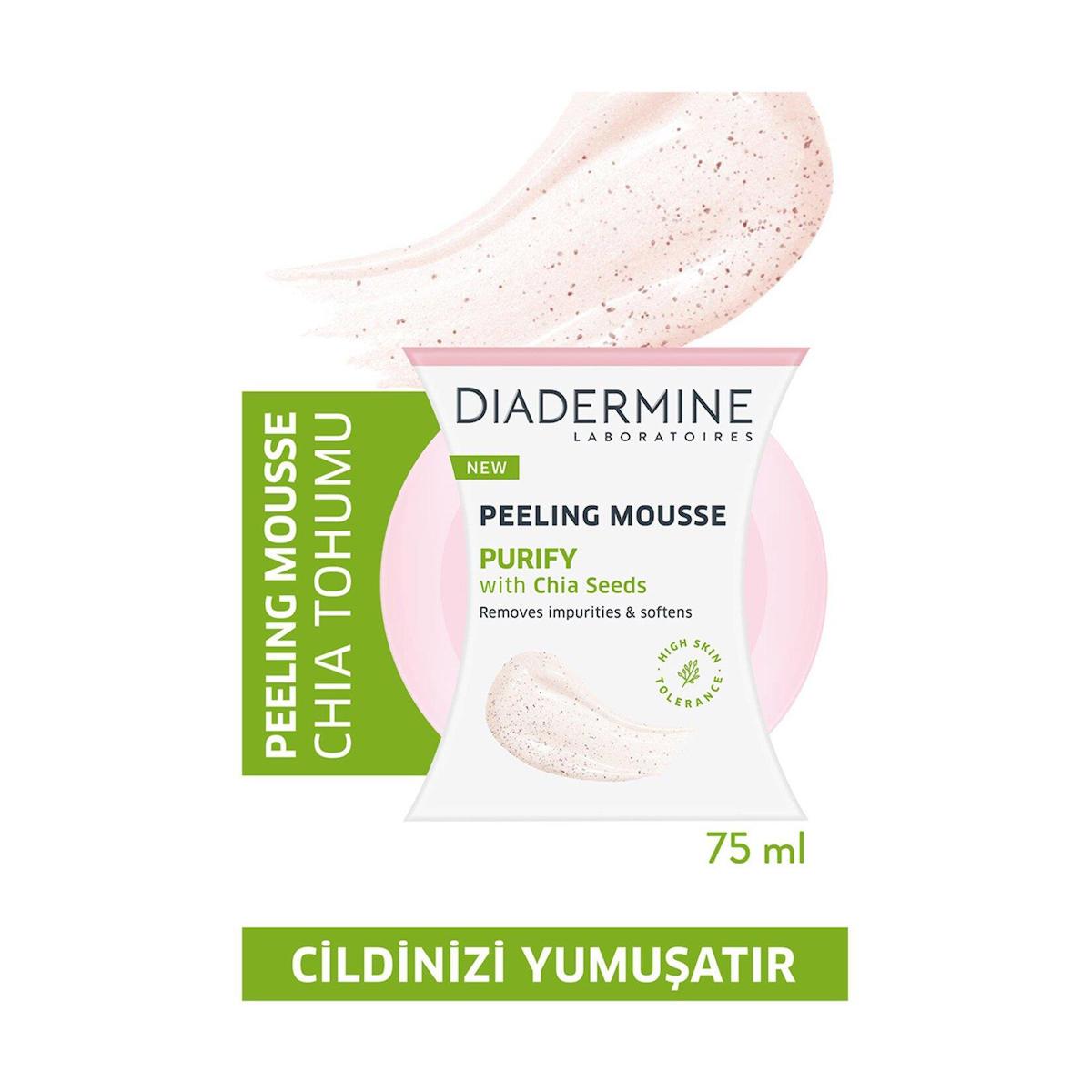 Diadermine Köpük Peelingi Chia Aromalı Arındırıcı Mousse 75 ml