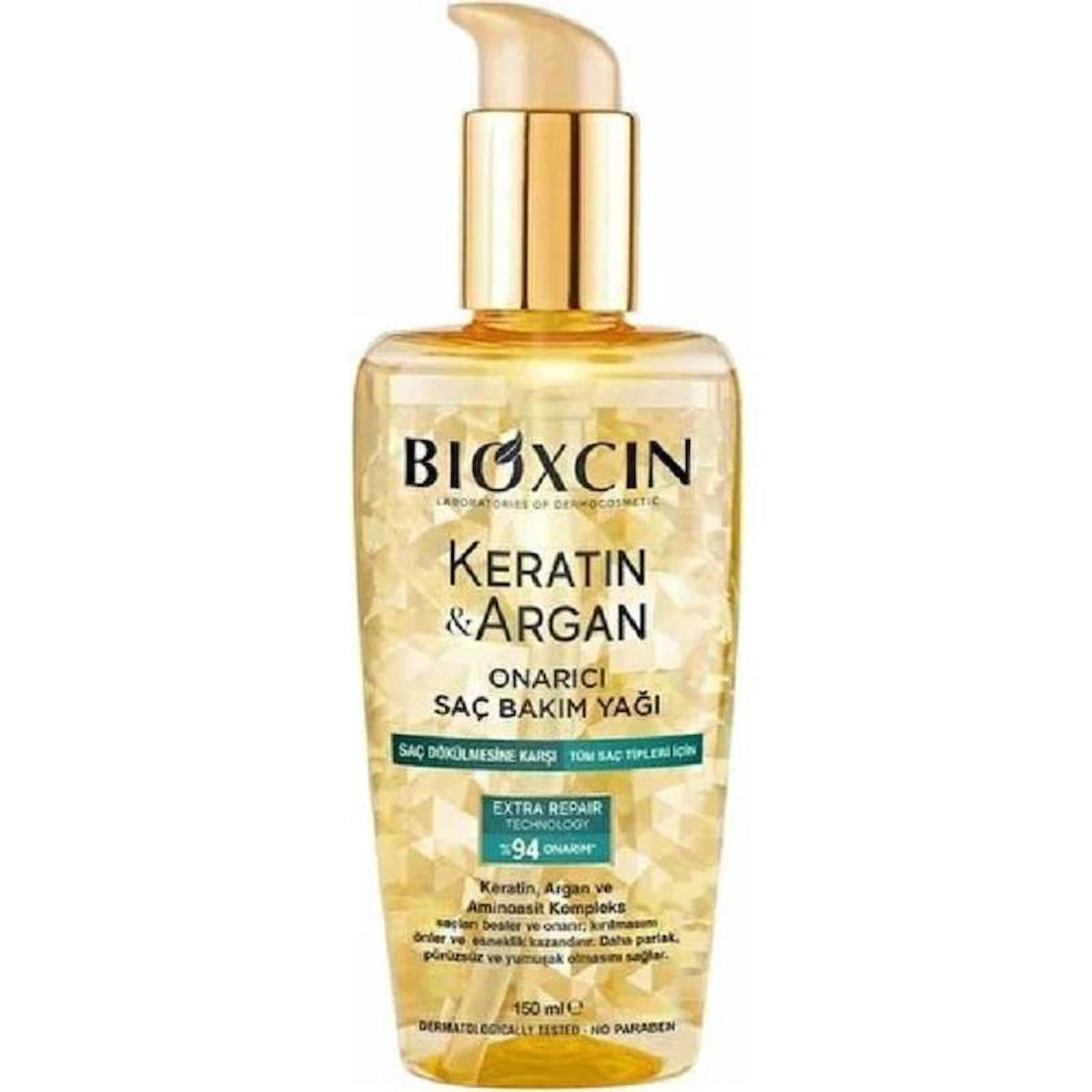 Bioxcin Saç Bakım Yağı Onarıcı Keratin & Argan 150 ml