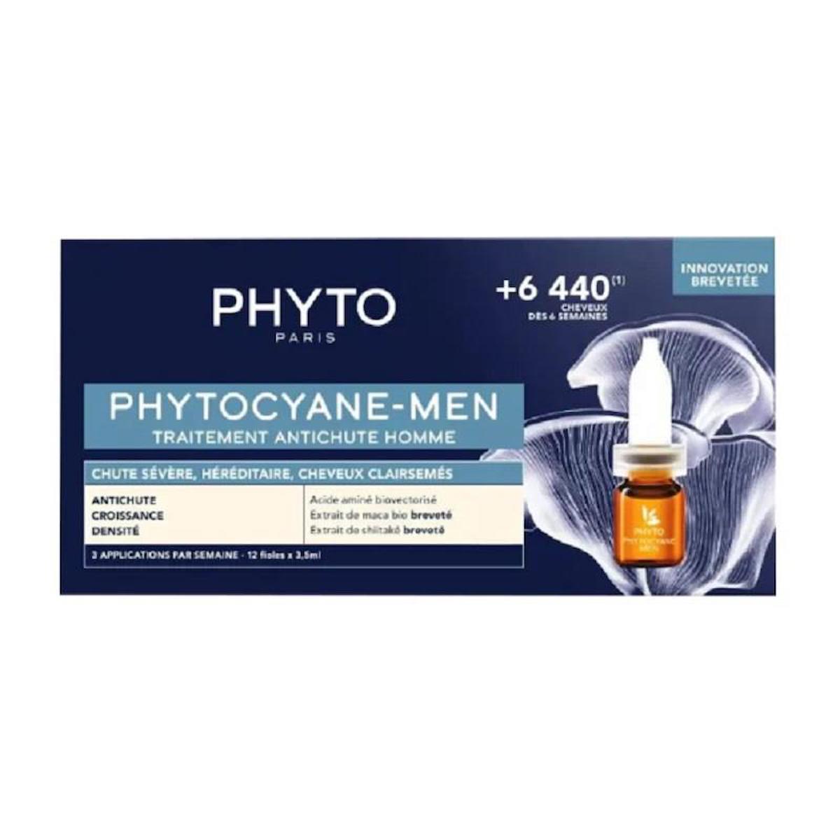 Phyto Cyane Erkek Tipi Kronik Saç Dökülmesi Karşıtı Bakım Serumu 12'li 5 ml