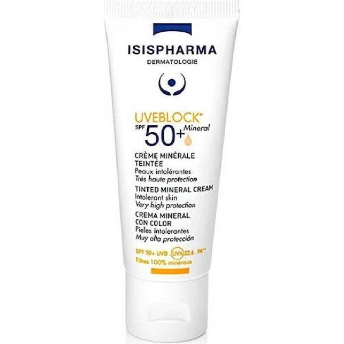 Isis Pharma Uveblock SPF50+ Tinted Mineral Cream 40 ml