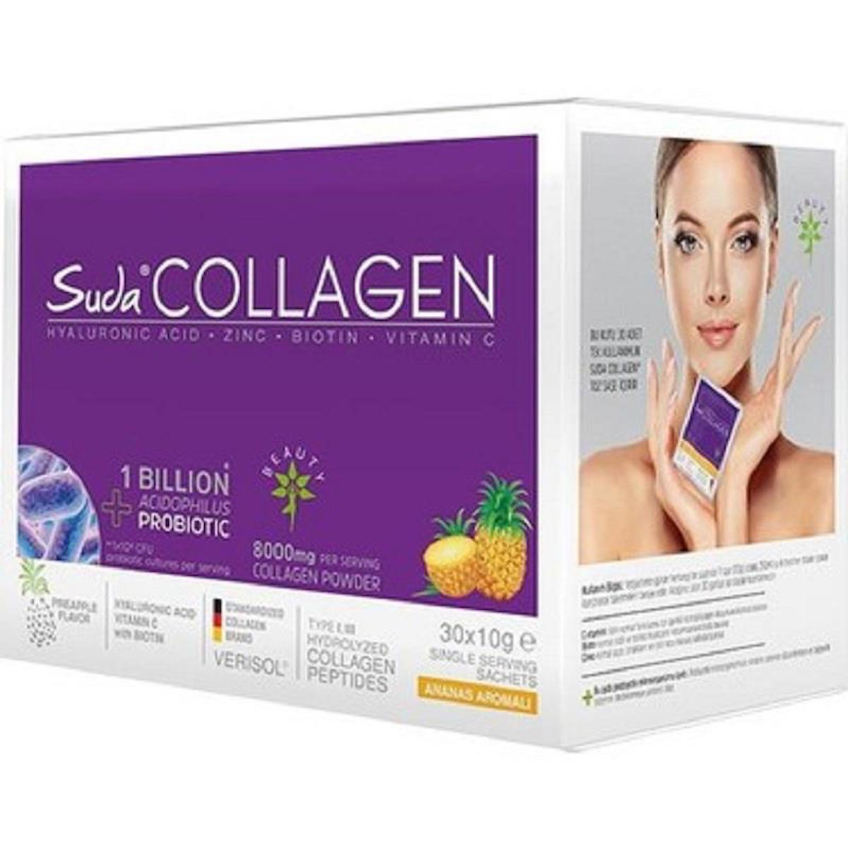 Suda Collagen Probiotic Pineapple 10 gr 30 Saşe