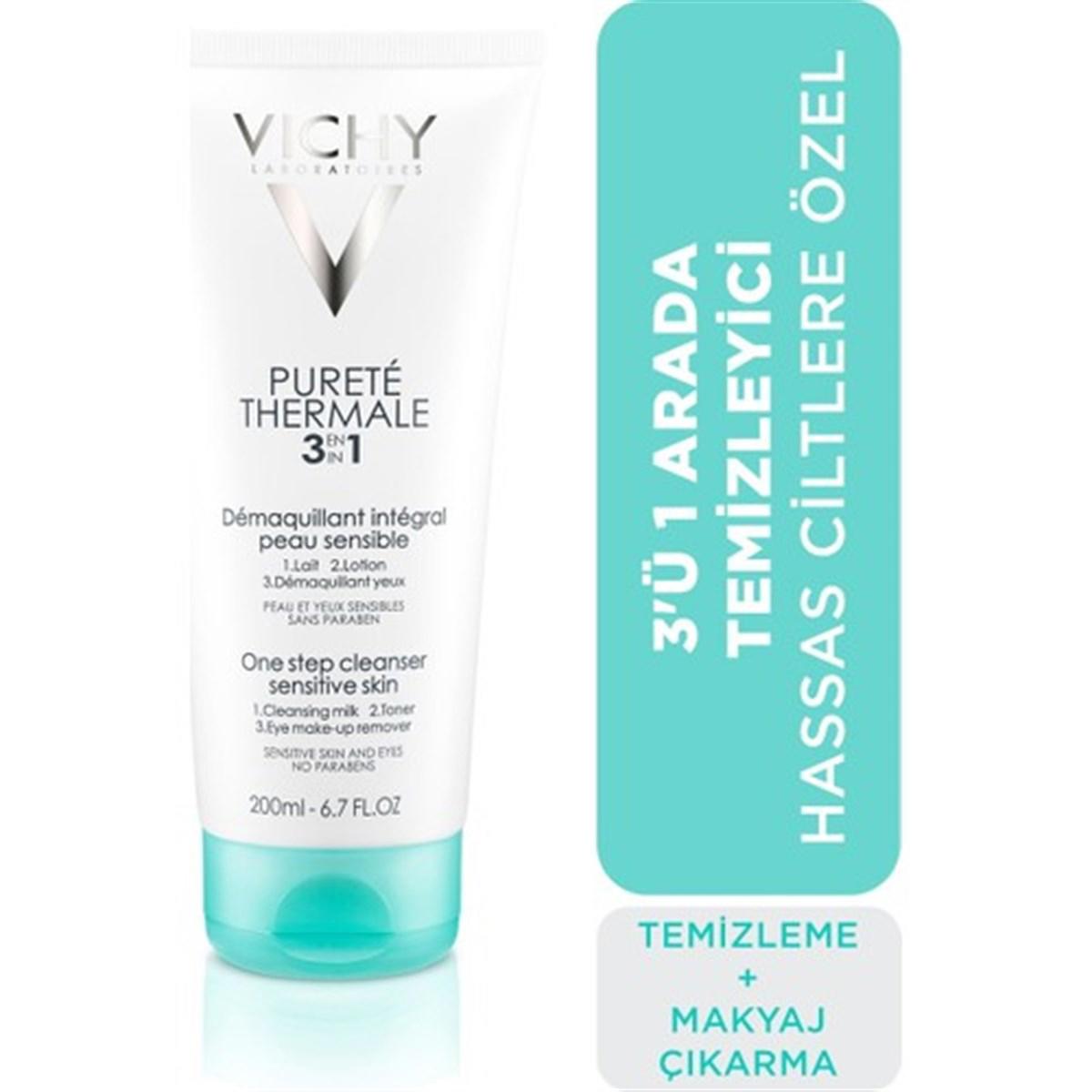 Vichy Purete Thermale 3'ü 1 Arada Temizleyici 200 ml