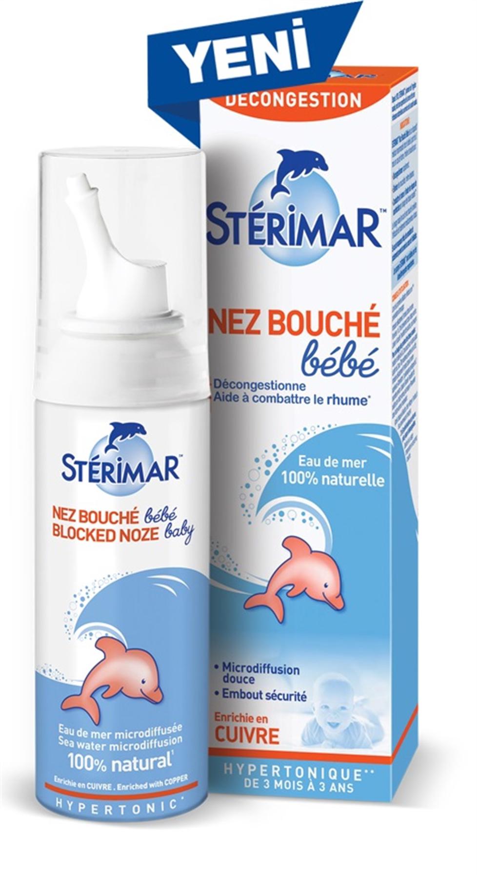 Sterimar Baby Burun Spreyi Blocked Nose Hipertonik Sprey 50 ml