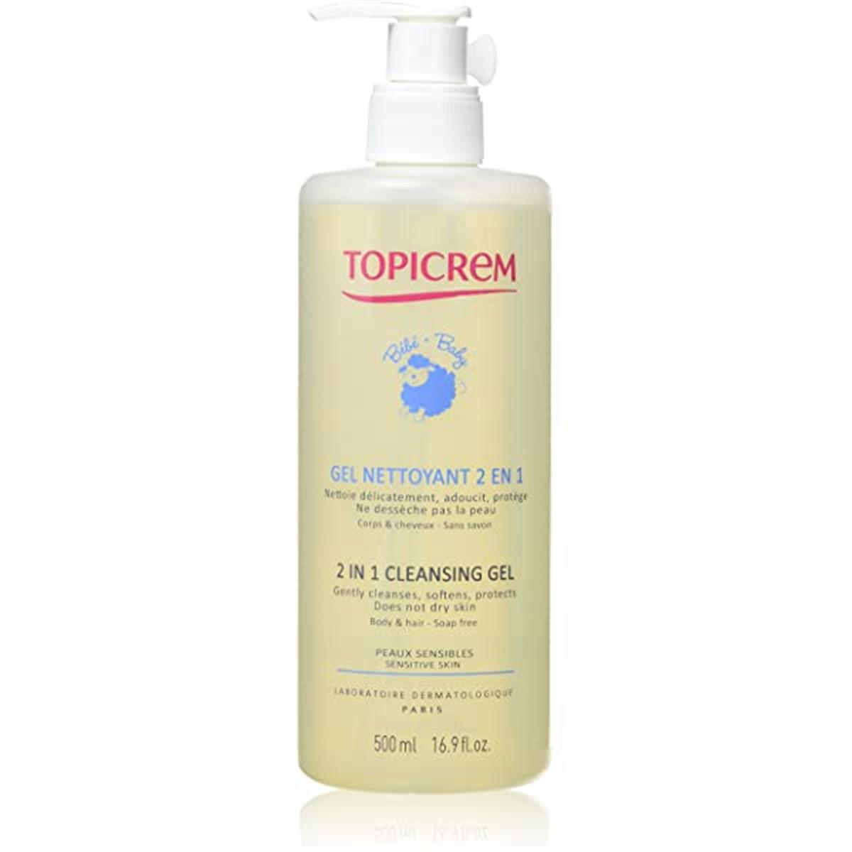 Topicrem 2 in 1 Cleansing Gel 500 ml