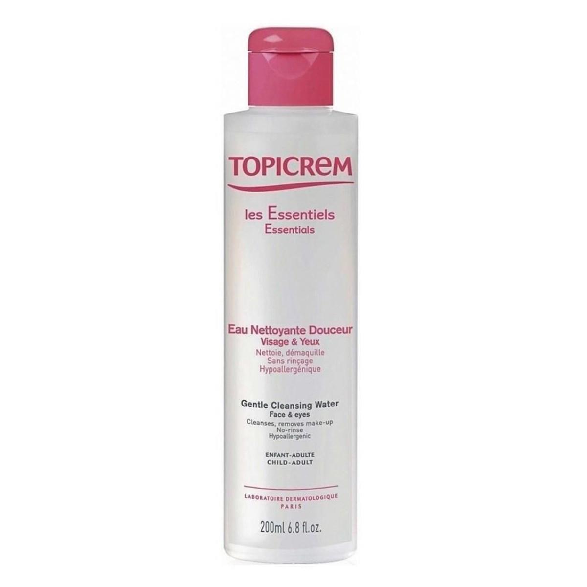 Topicrem Gentle Cleansing Water Face & Eyes 200 ml