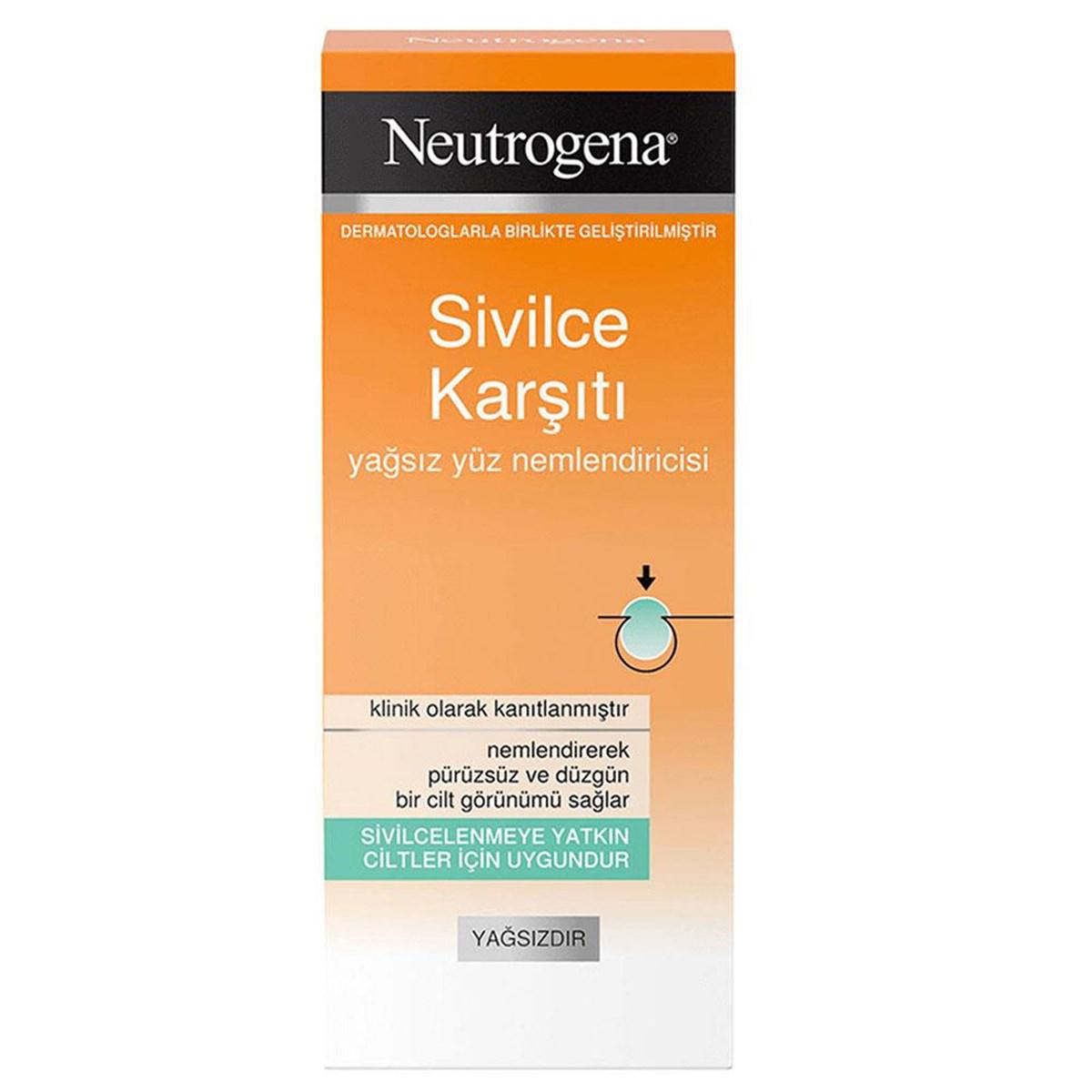 Neutrogena Nemlendirici Sivilce Karşıtı Yağsız 50 ml