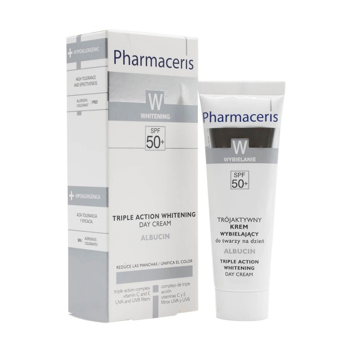 Pharmaceris W Triple Action Whitening Albucin SPF50+ 30 ml