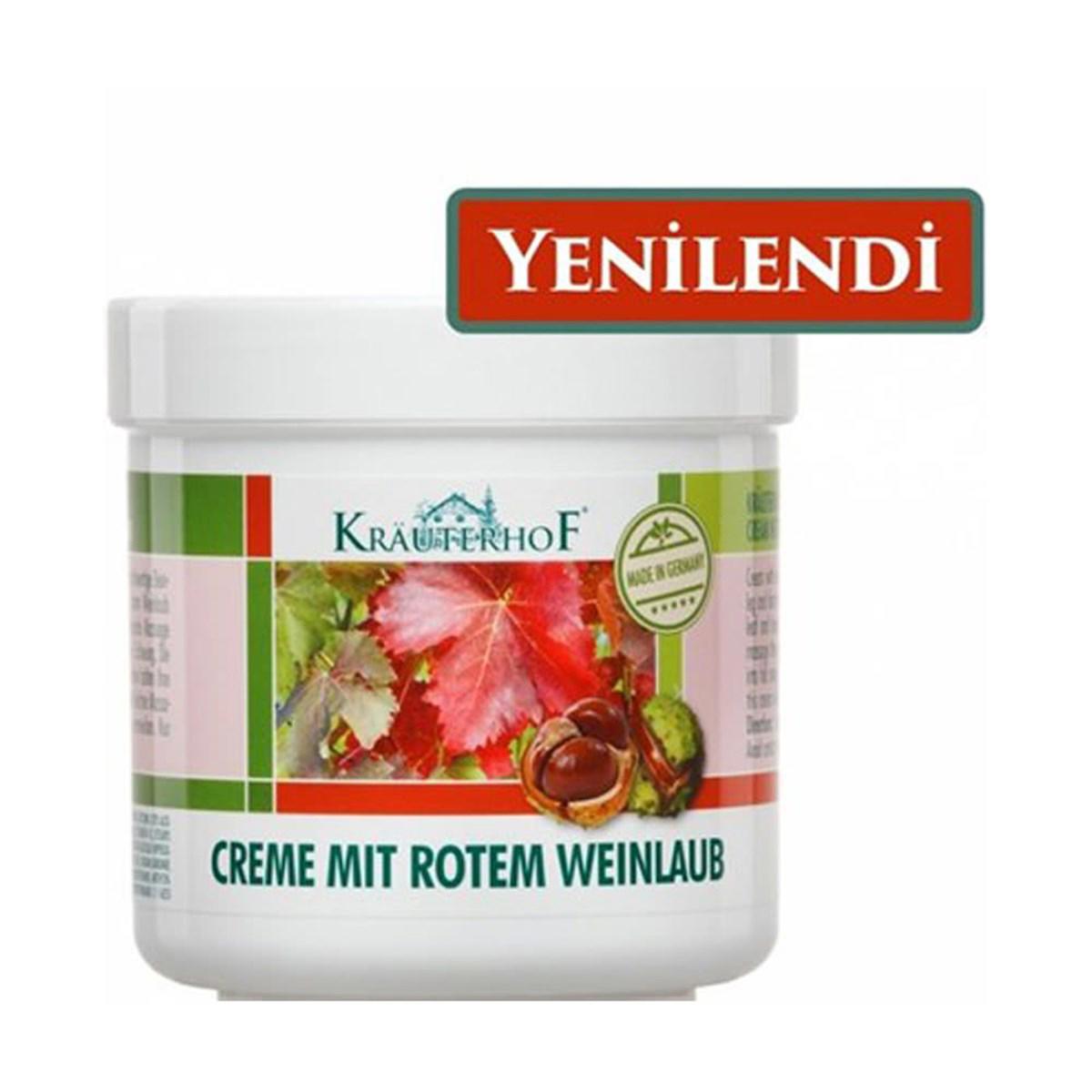 Krauterhof Kırmızı Üzüm Yaprağı Kremi 250 ml