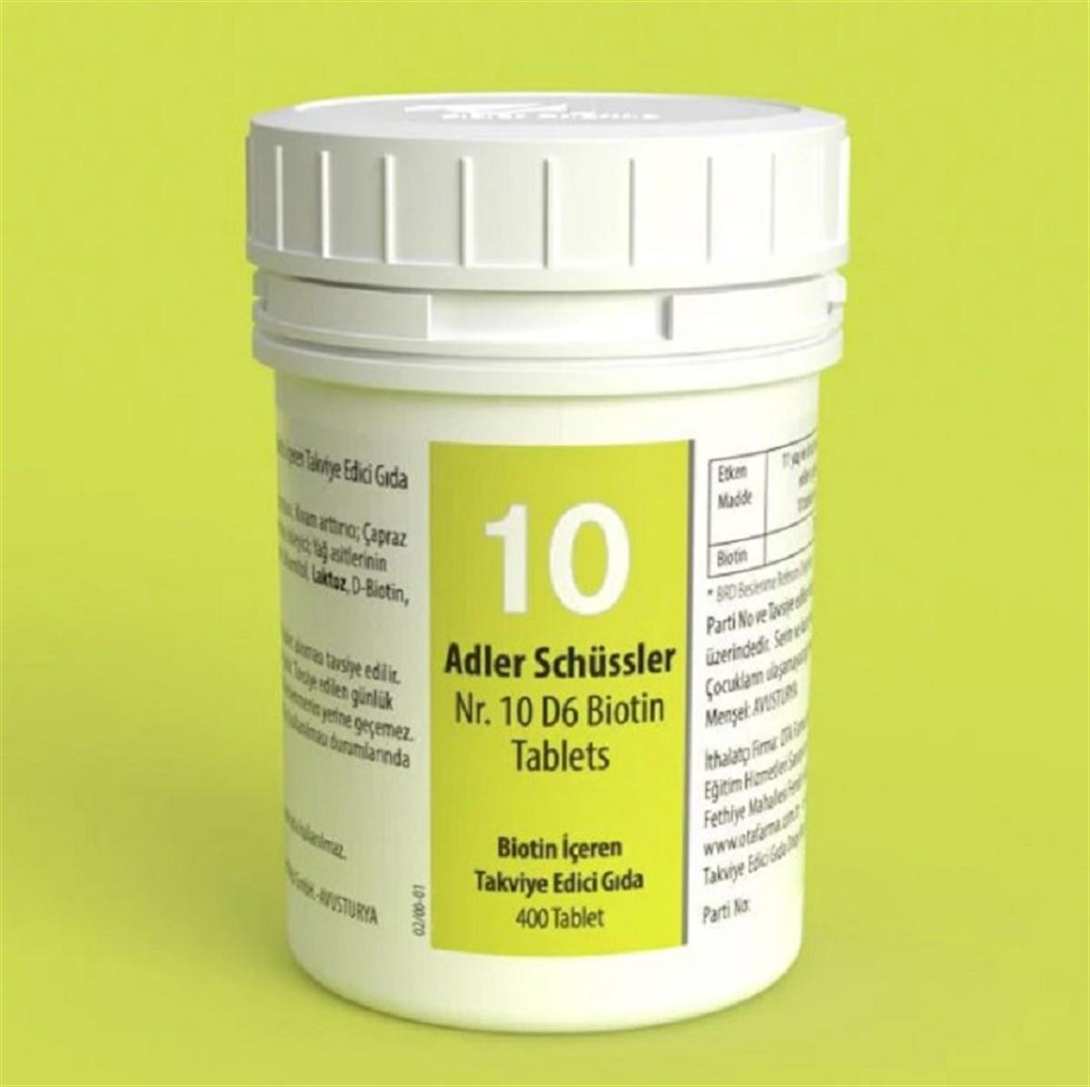 Adler Schüssler No: 10 Tablets