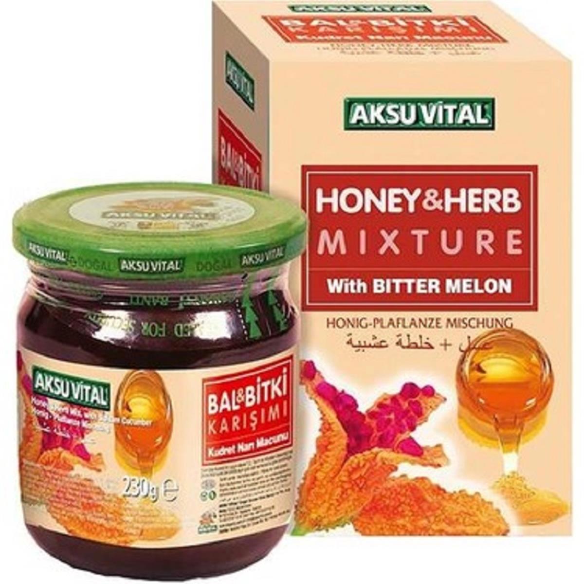 Aksu Vital Bal & Bitki Karışımı Kudret Narı Macunu 230 gr