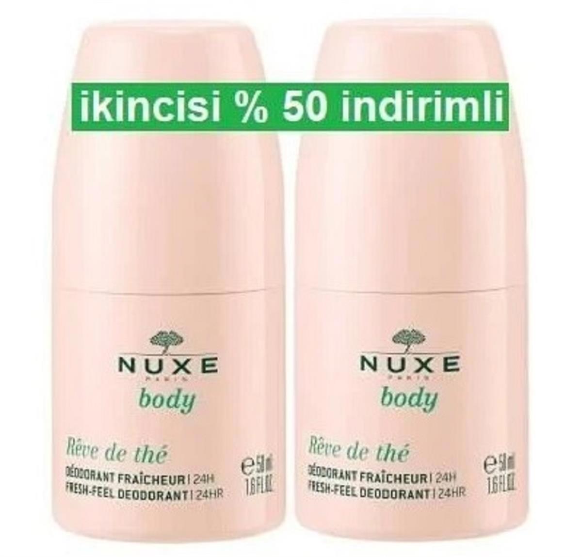 Nuxe Body Reve De The Roll-On Deodorant 50 ml - 2 Adet