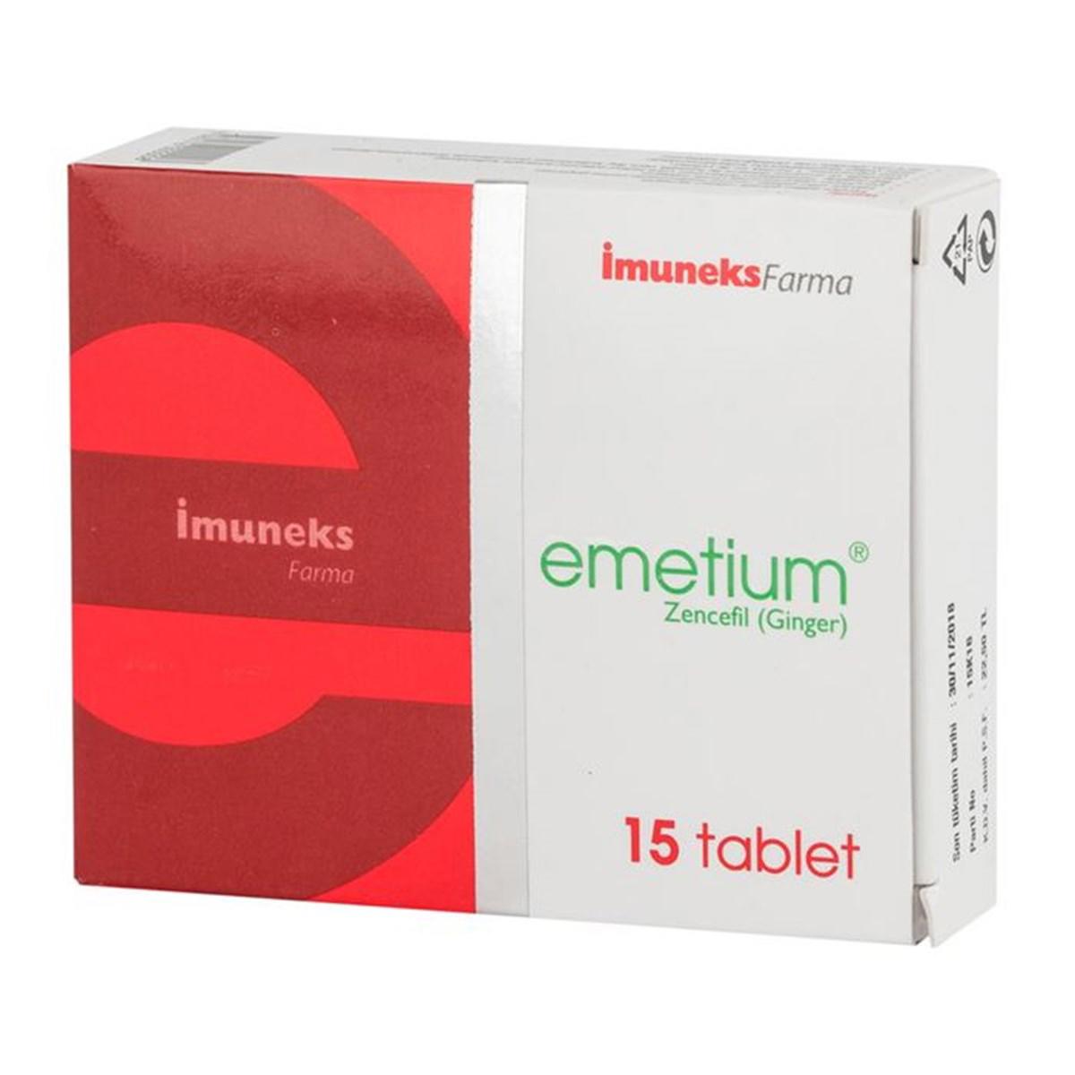 İmuneks Emetium 50 mg 15 Tablet