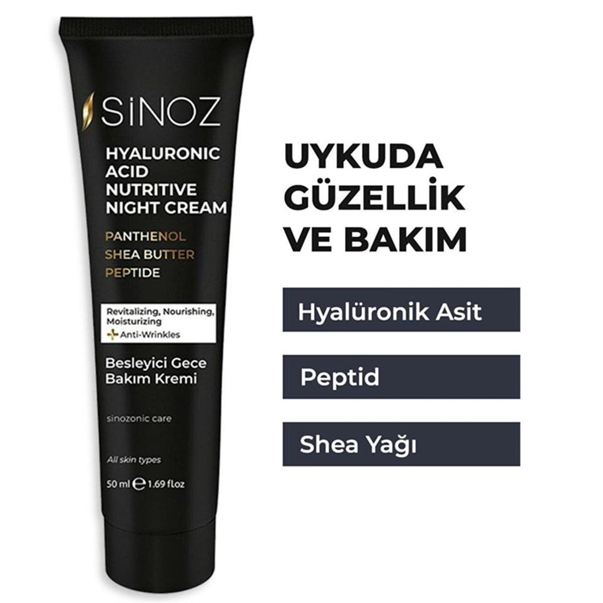 Sinoz Besleyici Gece Kremi 50 ml