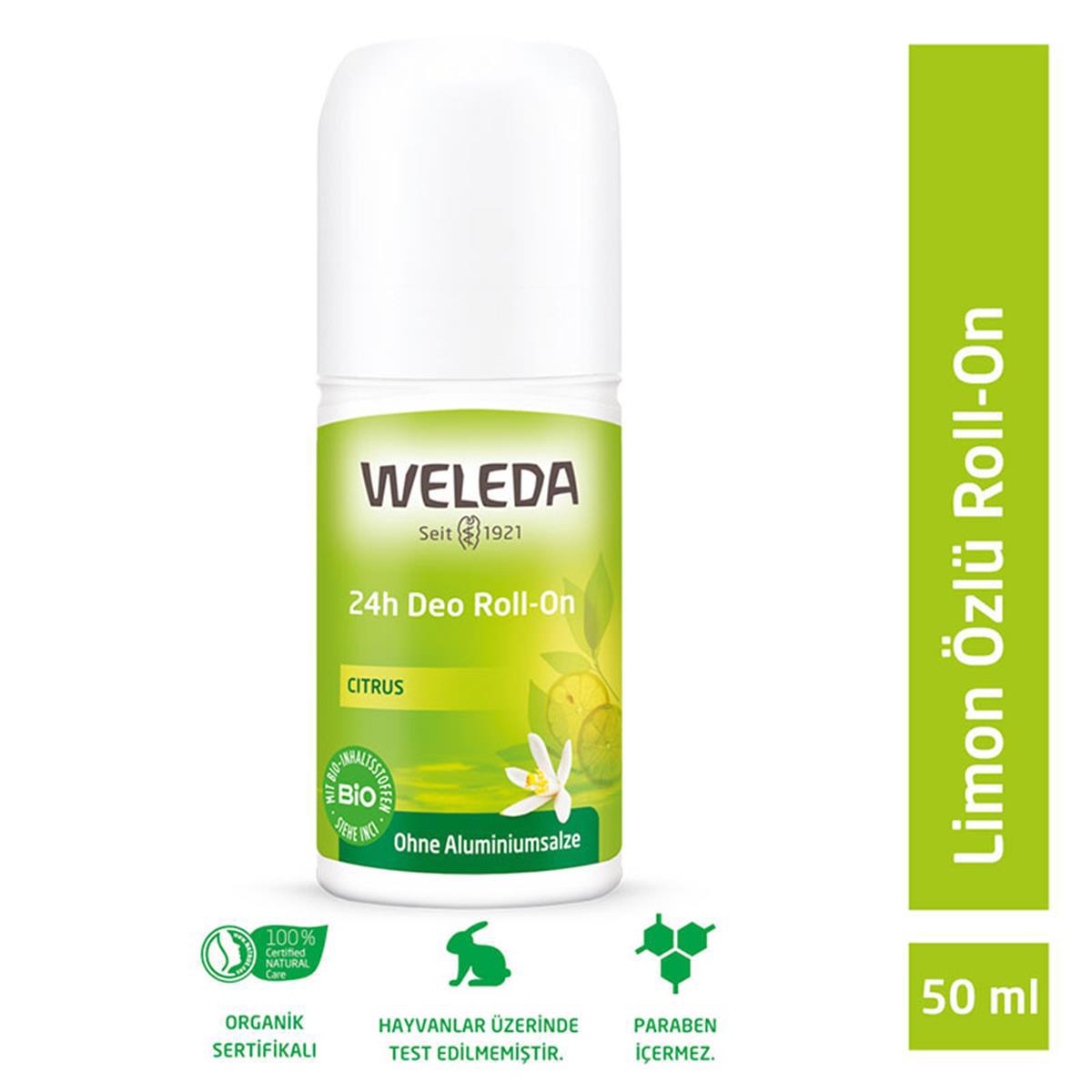 Weleda Limon Özlü Doğal Roll-On Deodorant 50 ml