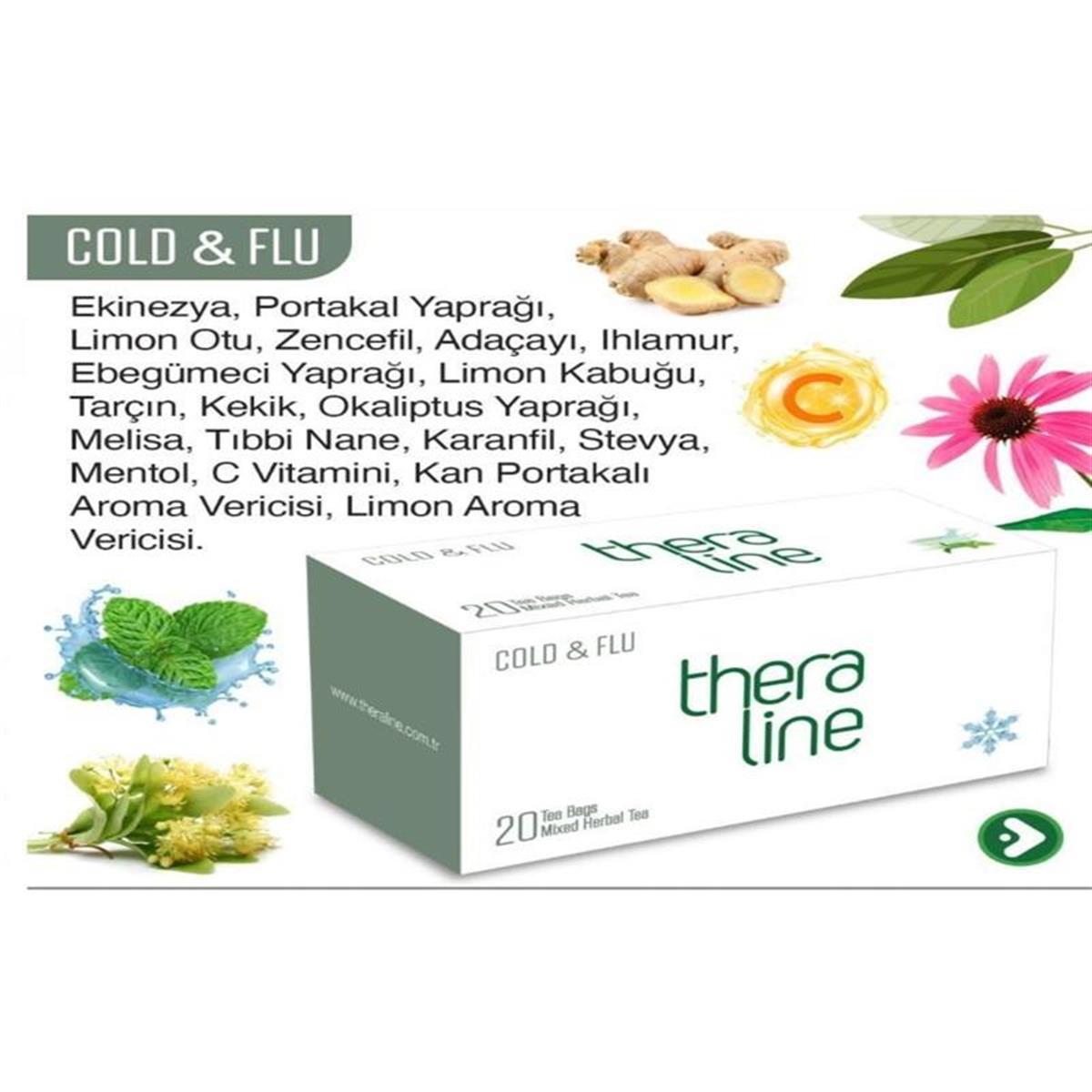 Theraline Çay Cold Flu Kış Çayı 20 Poşet