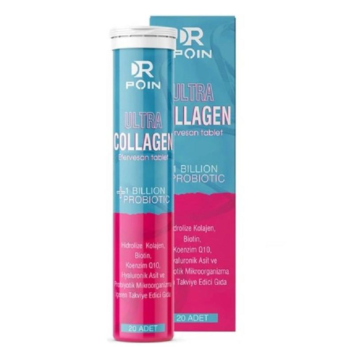 Dr Poin Ultra Collagen Efervesan Tablet 77 gr 20'li