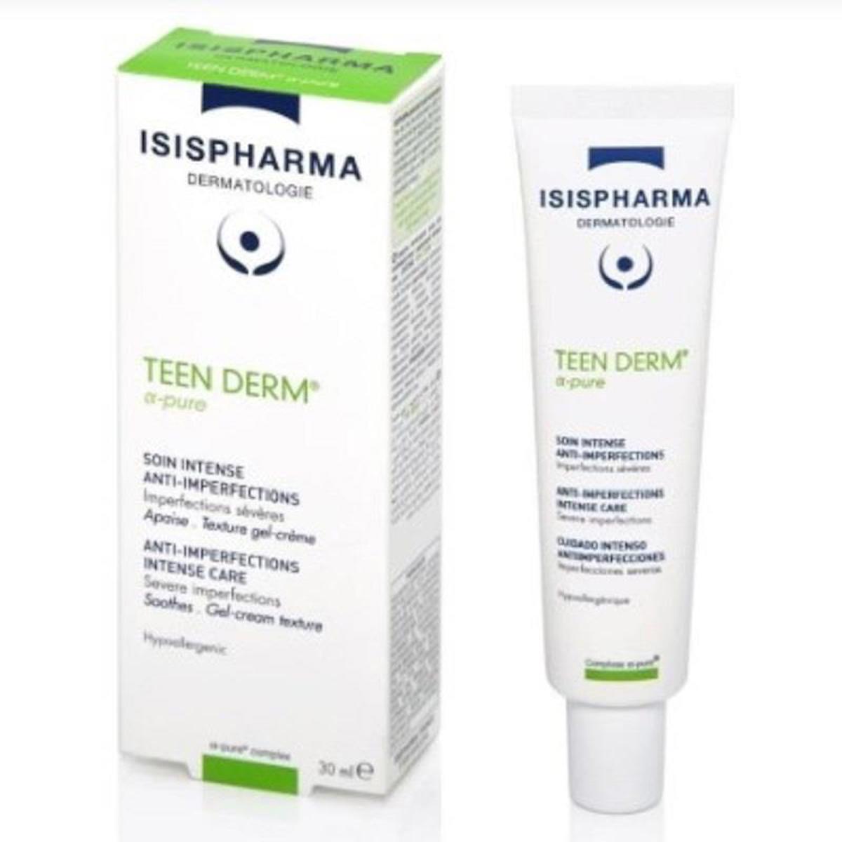 Isis Pharma Teen Derm Yağlı / Karma Ciltlere Özel Yüz & Akne Kremi 30 ml