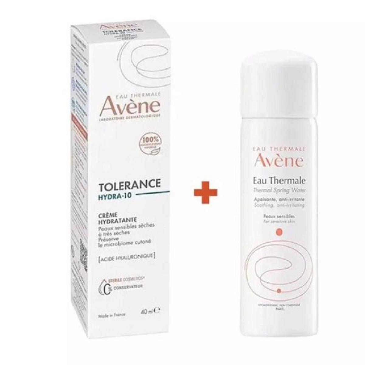 Avene Tolerance Hydra-10 Hydrating Cream 40 ml + Avene Eau Thermale Spring Water 50 ml