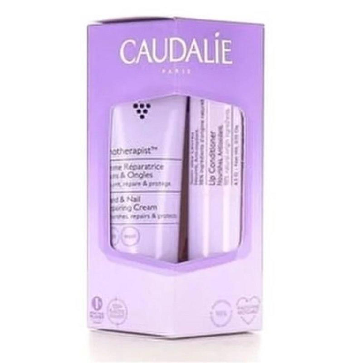 Caudalie Winter Duo The Des Vignes Dudak Bakım Kremi + El ve Tırnak Bakım Kremi 30 ml