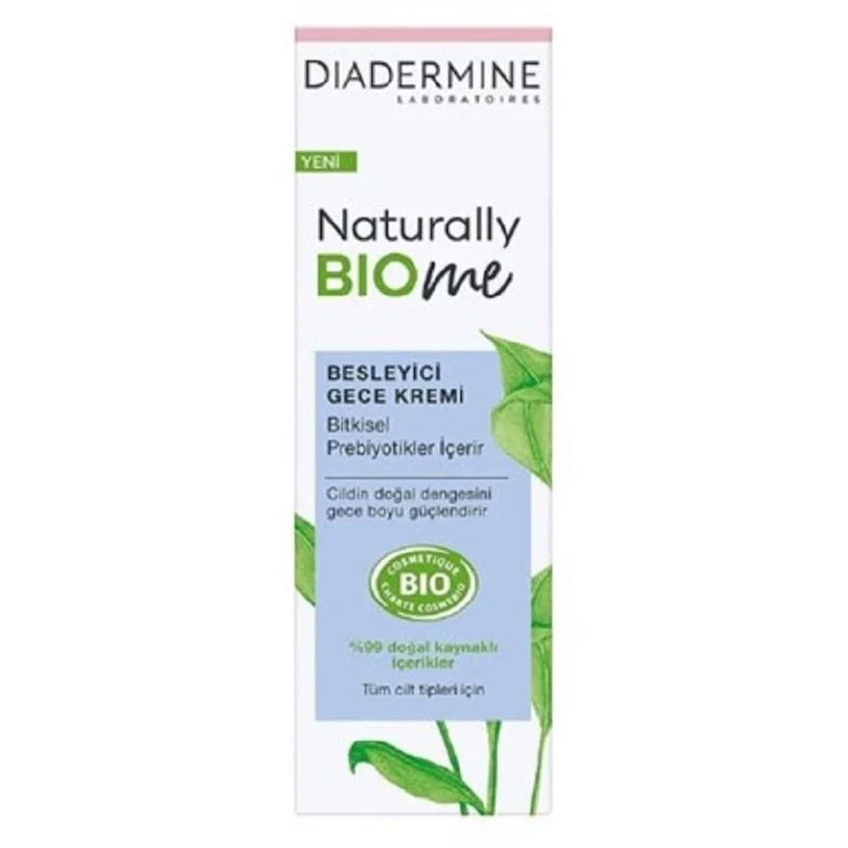 Diadermine Naturally Bio Me Besleyici Gece Kremi 50 ml