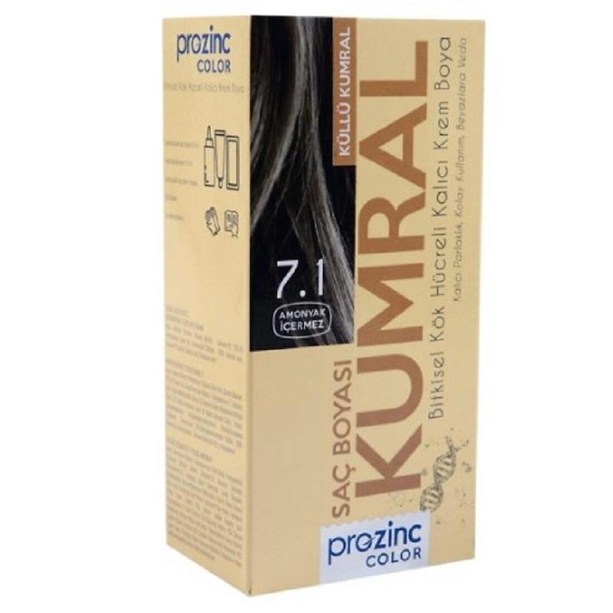 Prozinc Color Saç Boyası - 7.1 Ash Blonde Kumral