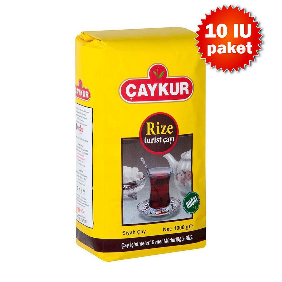 ÇAYKUR RİZE TURİST ÇAY 1000 G X 10 lU