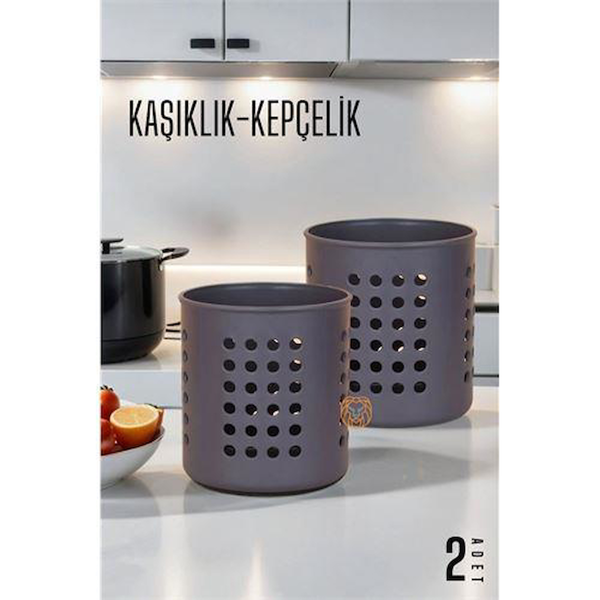 TransForMacion Kaşıklık Organizer 2 li SET GRİ C.Bindschedler Design 720094