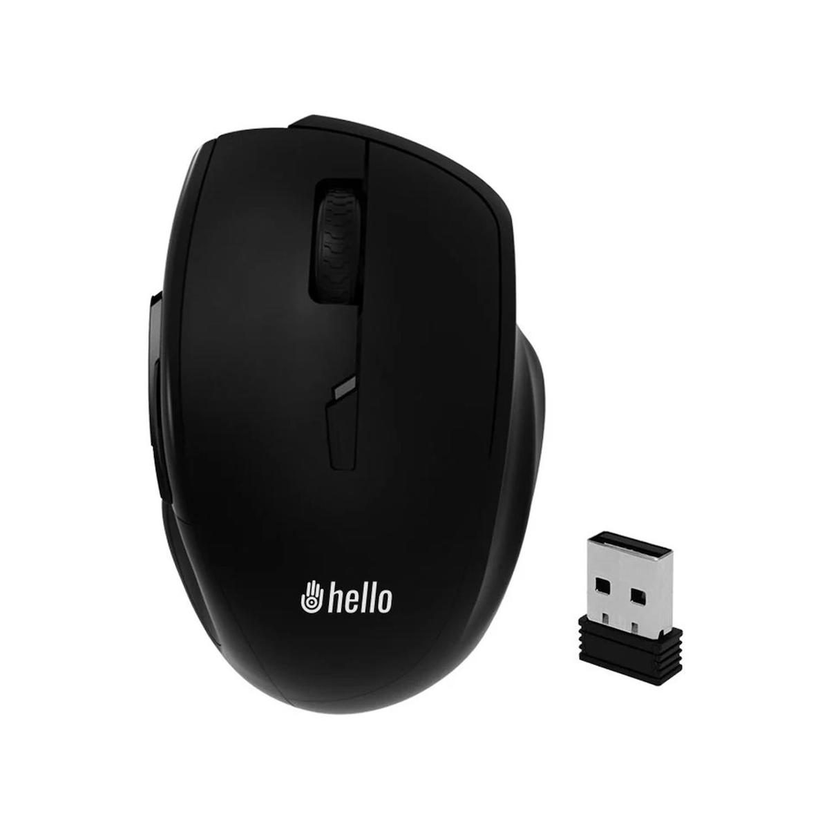 Hello HL-4701 2.4GHZ 1600DPI Şarjlı 5D Kablosuz Optik Mouse