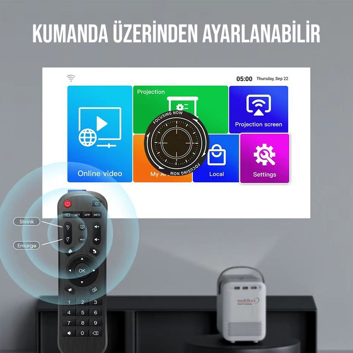 Multibox Probox Taşınabilir Android Projeksiyon