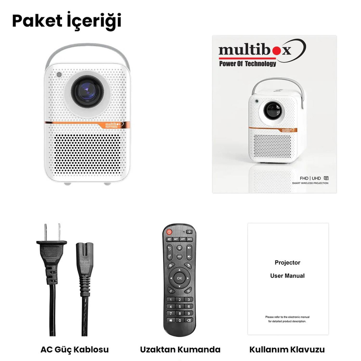 Multibox Probox Taşınabilir Android Projeksiyon
