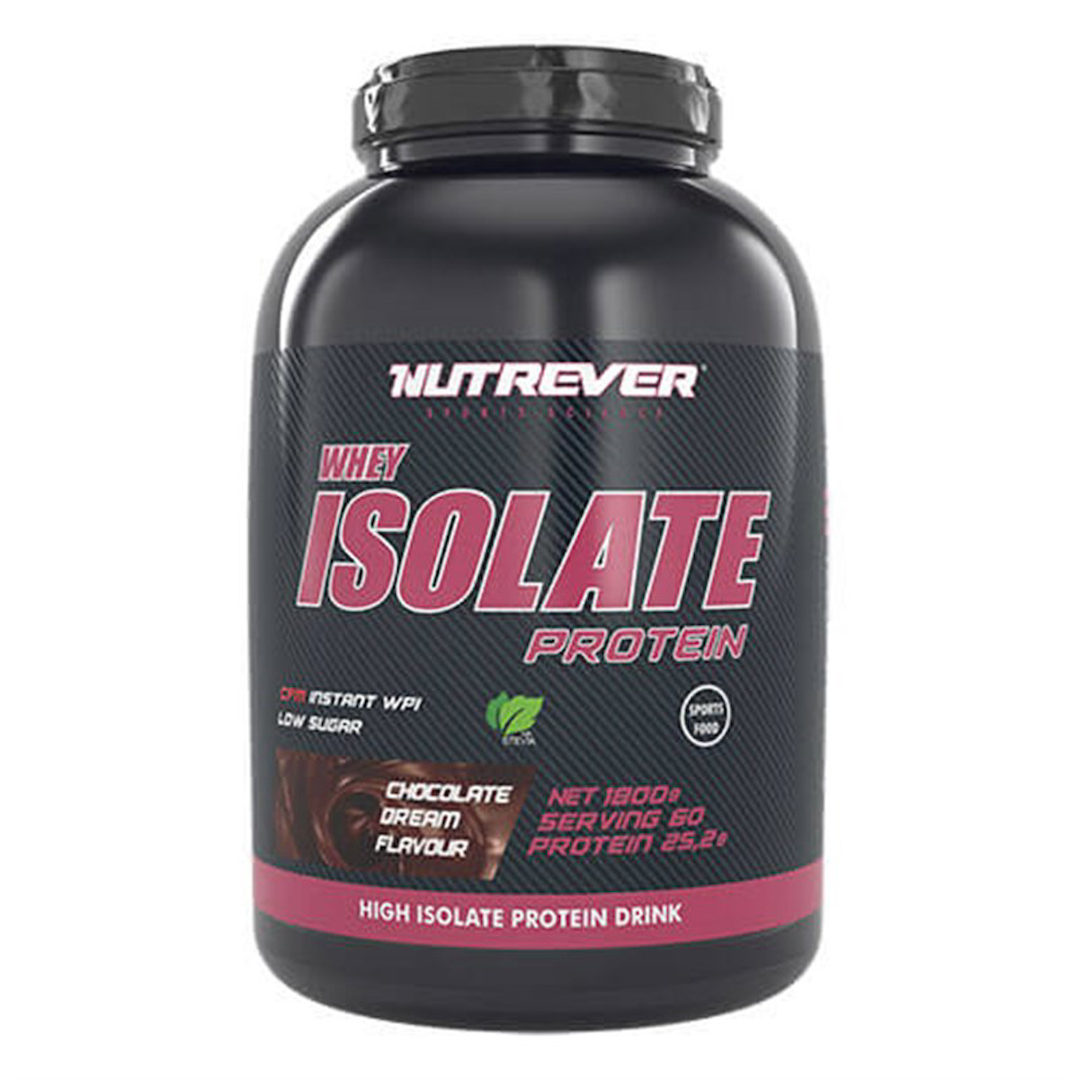 Nutrever Whey Isolate Protein 1800 Gr İzole Protein Tozu