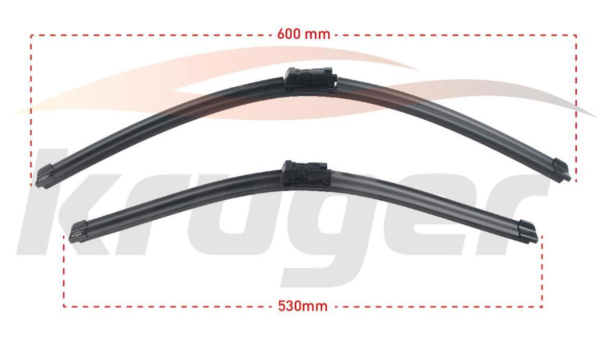 ARAC BAZLI SILECEK SETI 600-530mm LAND ROVER RANGE ROVER EVOQUE (LV,L538) / VOLKSWAGEN TIGUAN LR078304 5N1998002