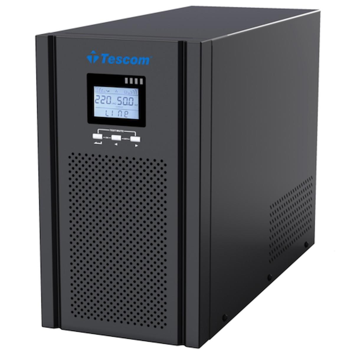 TESCOM TEOS+ 3kVA 1F/1F (6x9AH) 5-10dk ONLINE