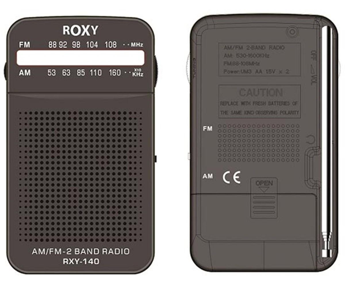 ROXY RXY-140FM CEP TİPİ MİNİ ANALOG RADYO