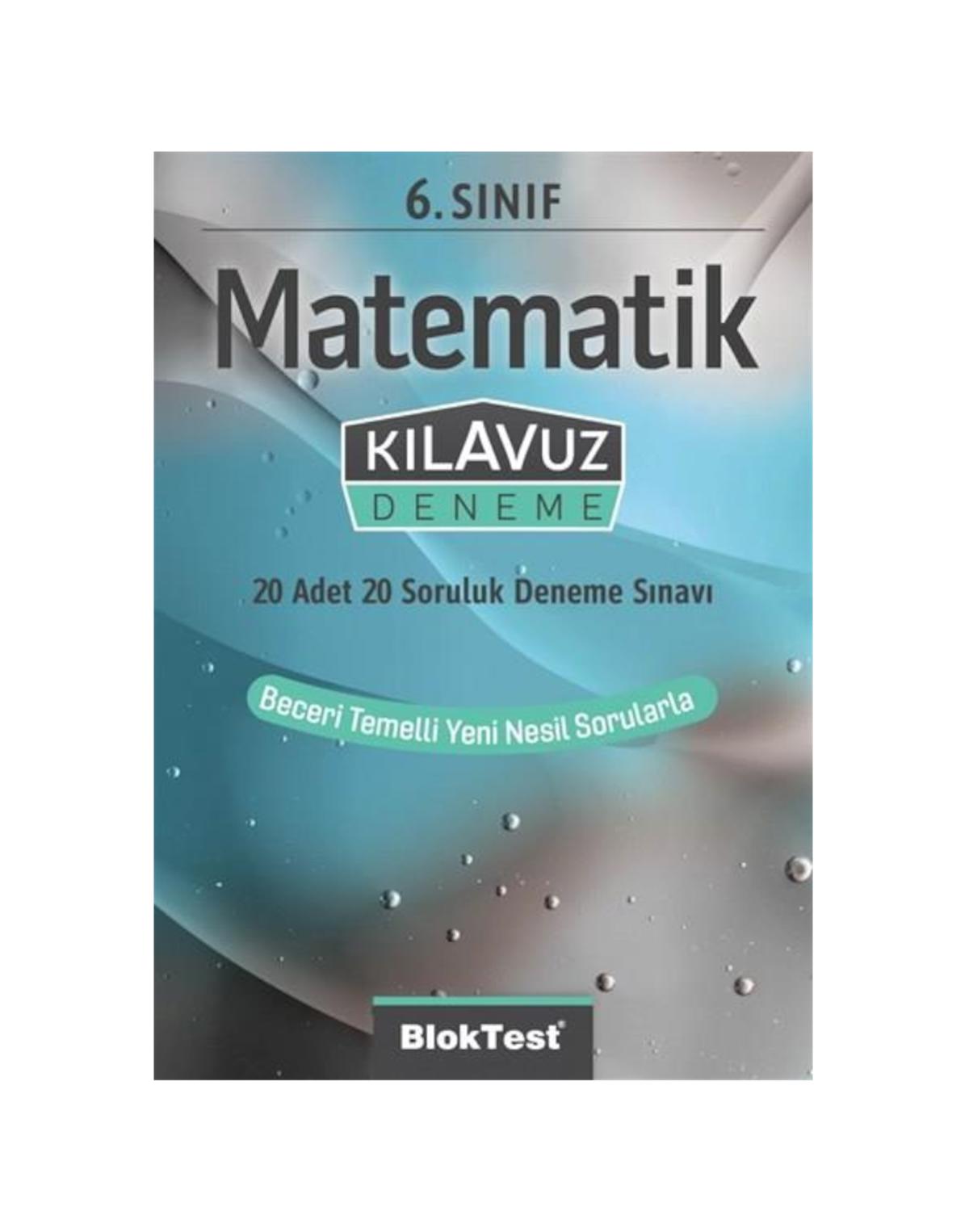 6.Sınıf Bloktest Matematik Kılavuz Deneme