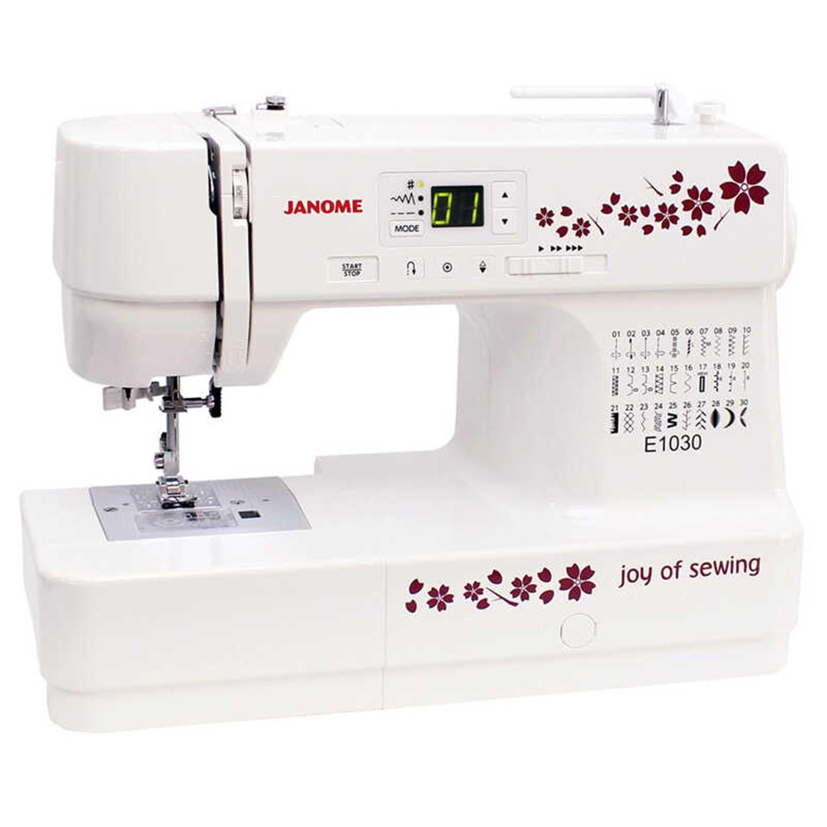 Janome E1030 Elektronik Dikiş Makinesi Beyaz