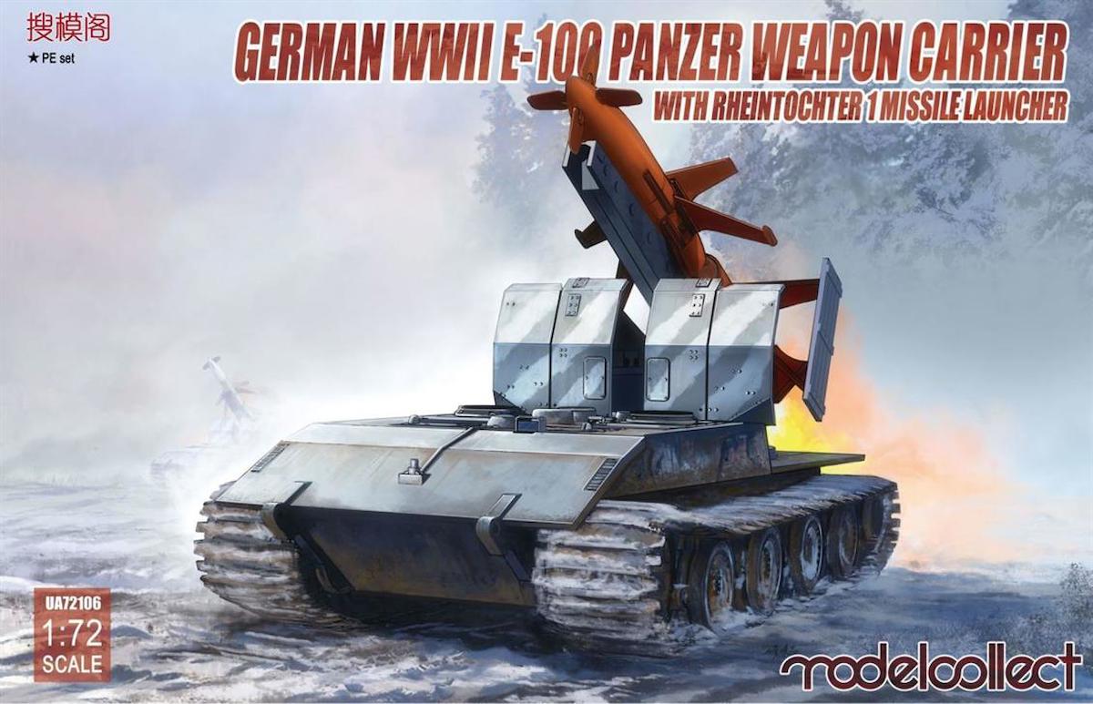 UA72106 1/72 German WWII E-100 panzer weapon carri