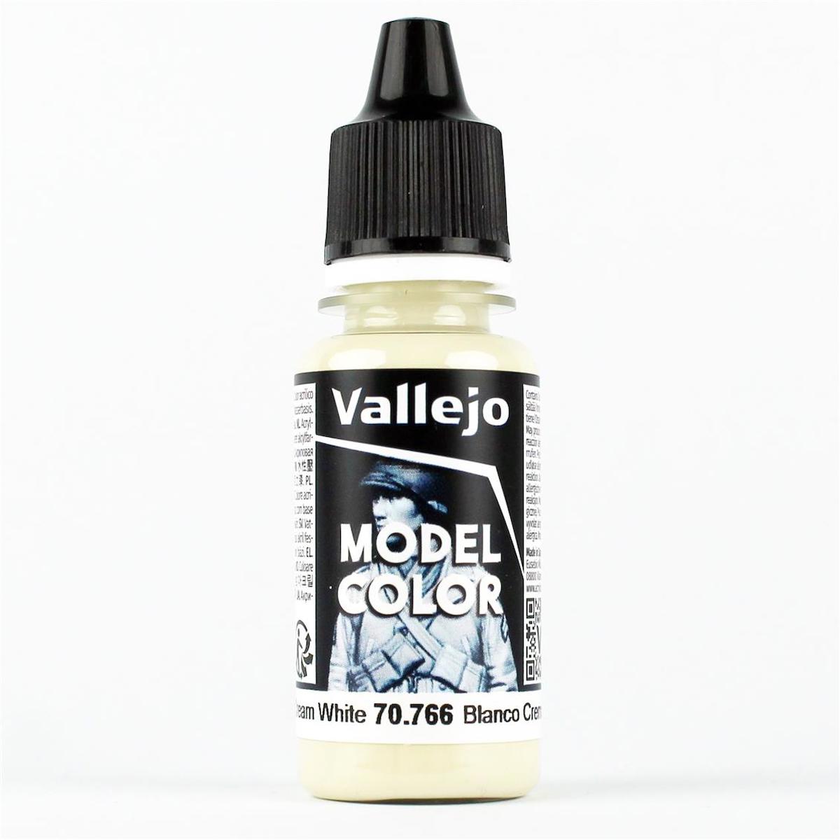 Vallejo 70766 17 ml. (021) Cream White, Model Color Serisi Model Boyası