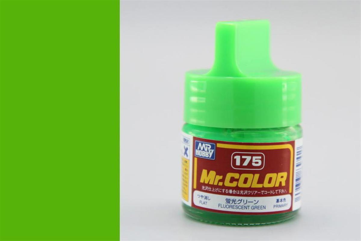 Gunze C175 10 ml. Fluorescent Green, Mr.Color Serisi Maket Boyası