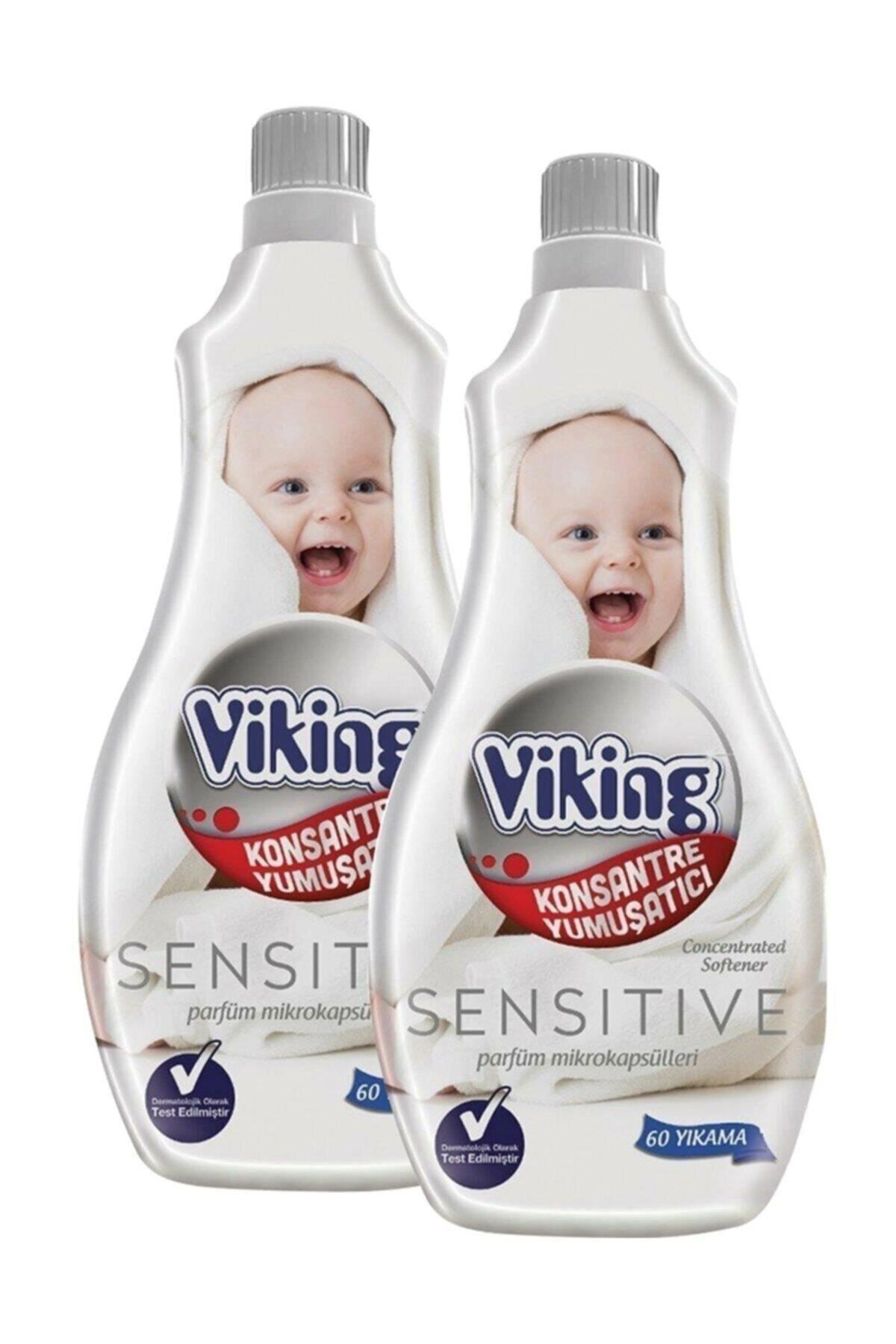 Viking Sensitive Konsantre 60 Yıkama Yumuşatıcı 1.44 lt 2'li