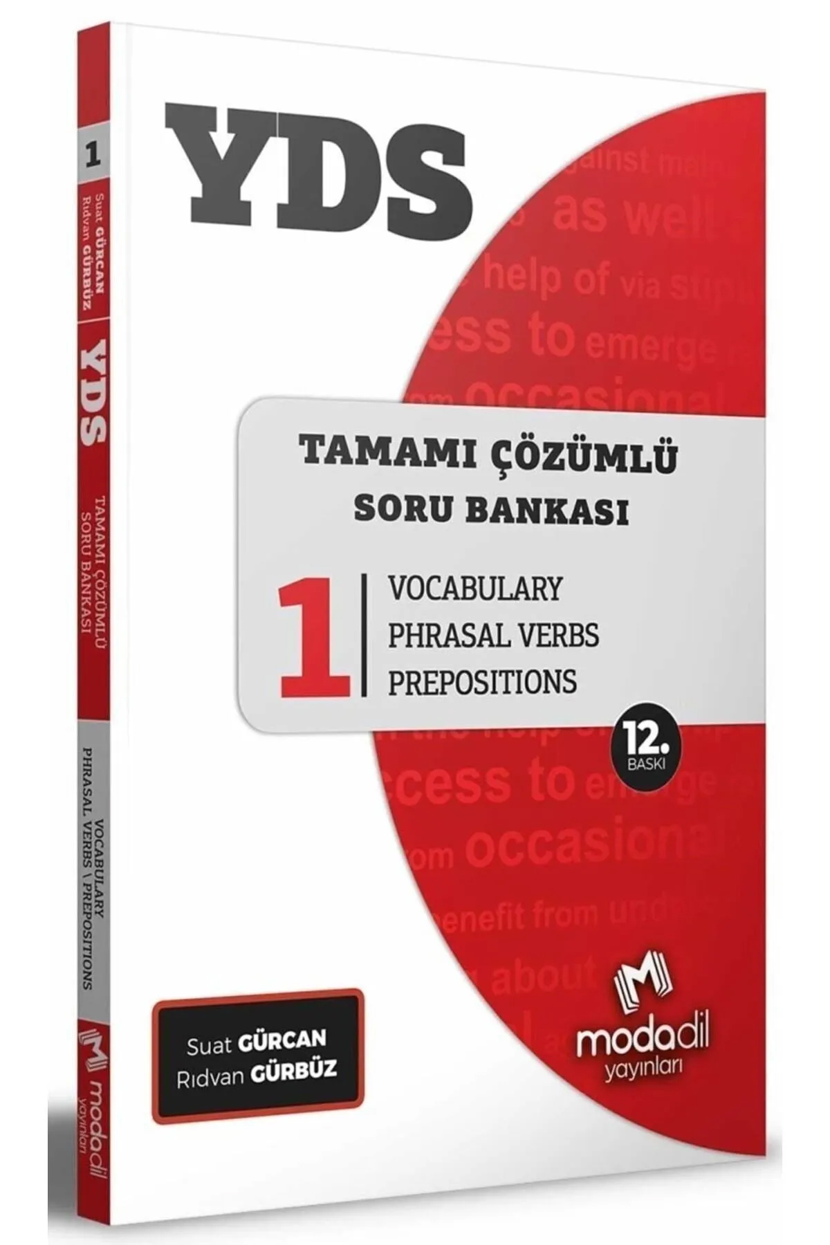 Yds Soru Bankası-1 Vocabulary Çözümlü 12. Baskı Yayınları