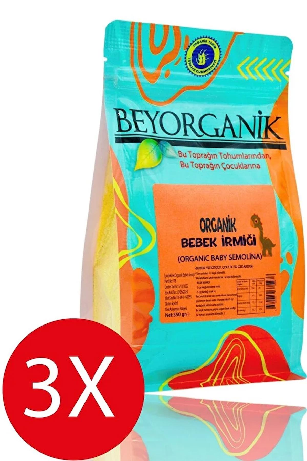 Organik Bebek Irmik 350gr 3*lü Paket