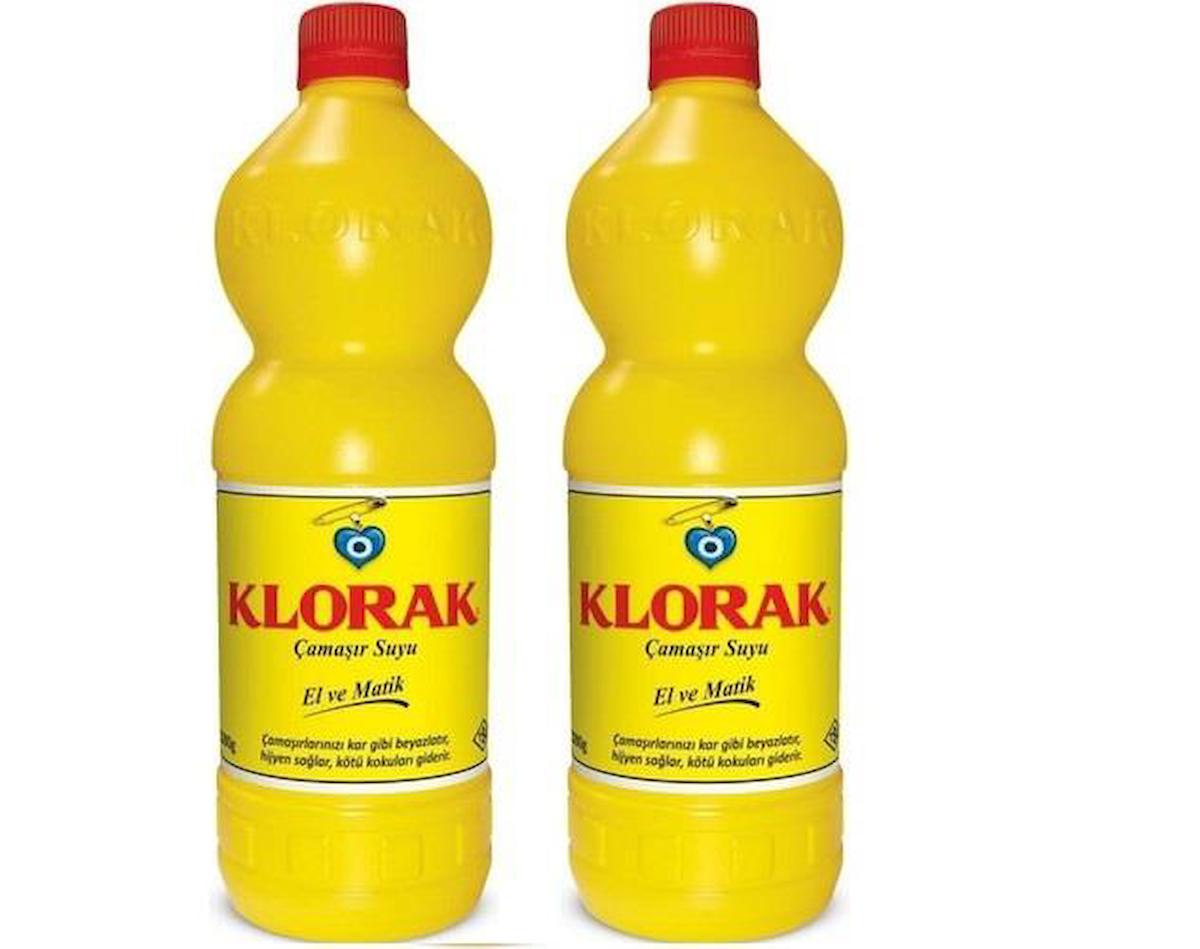 Klorak Çamaşır Suyu 940 ml x 2 Adet