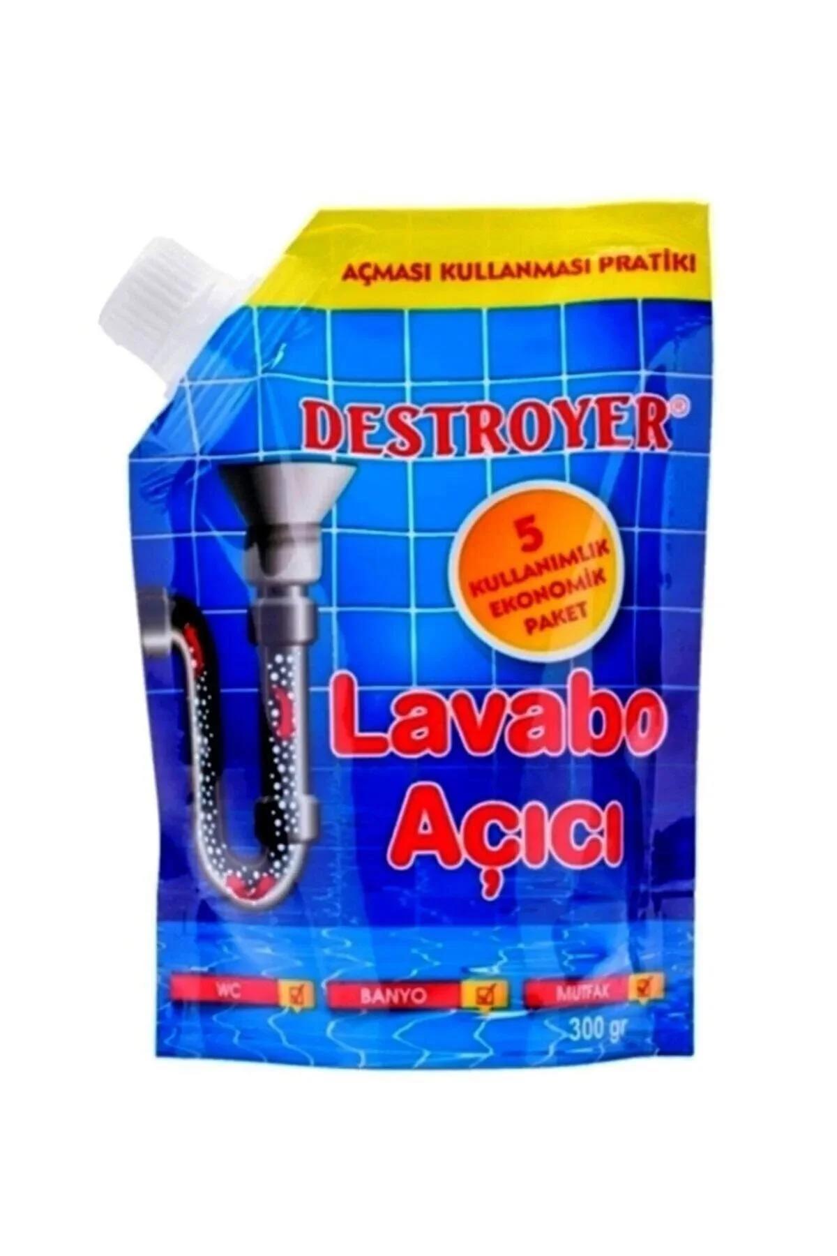 destroyer granül lavabo açma 3 lü set