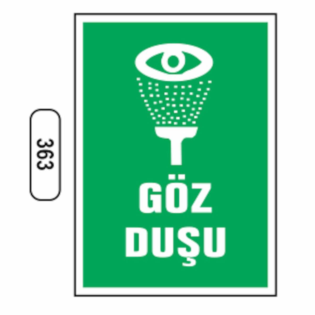 Göz Duşu Levhası