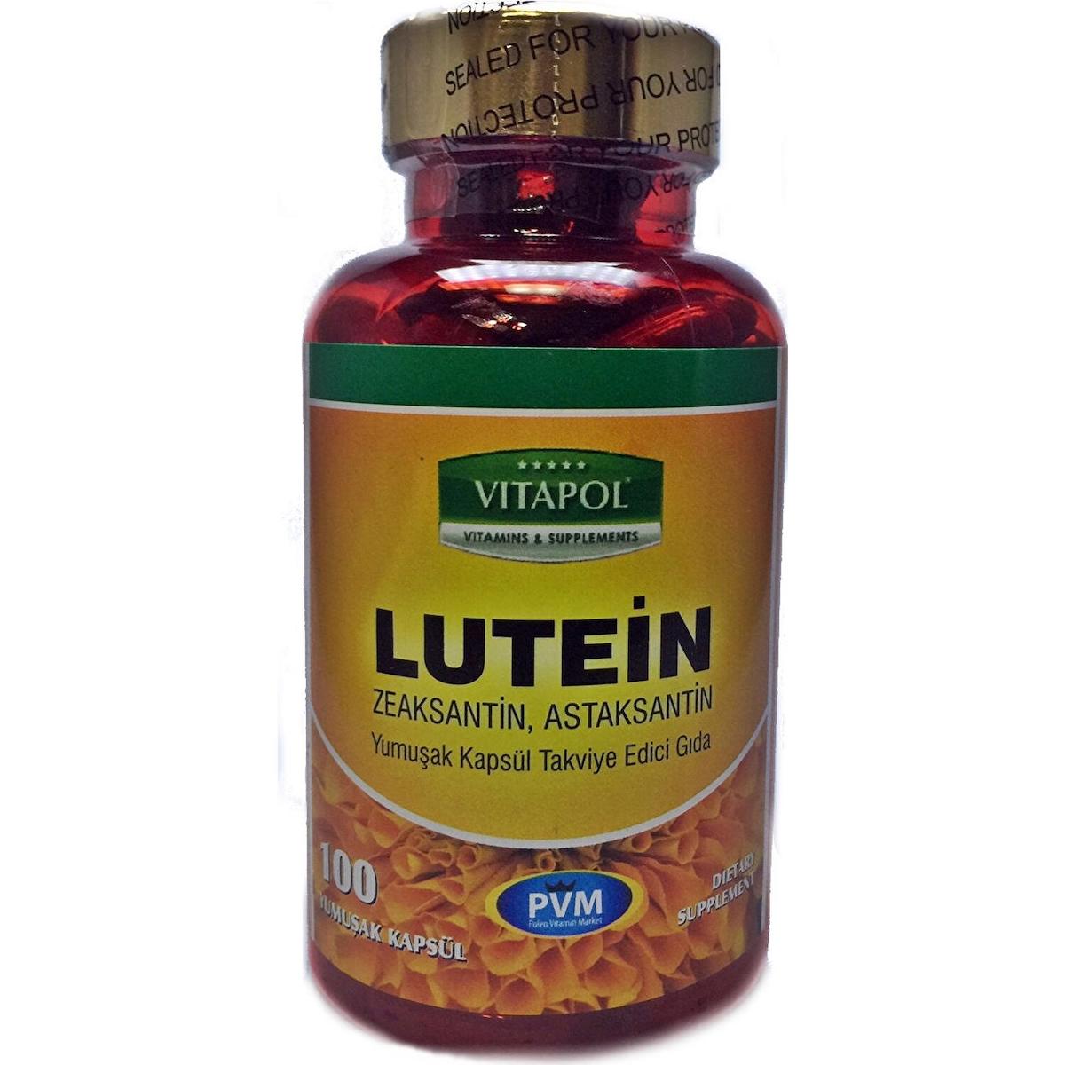 Vitapol Lutein Zeaksantin Astaksantin 100 Yumuşak Kapsül