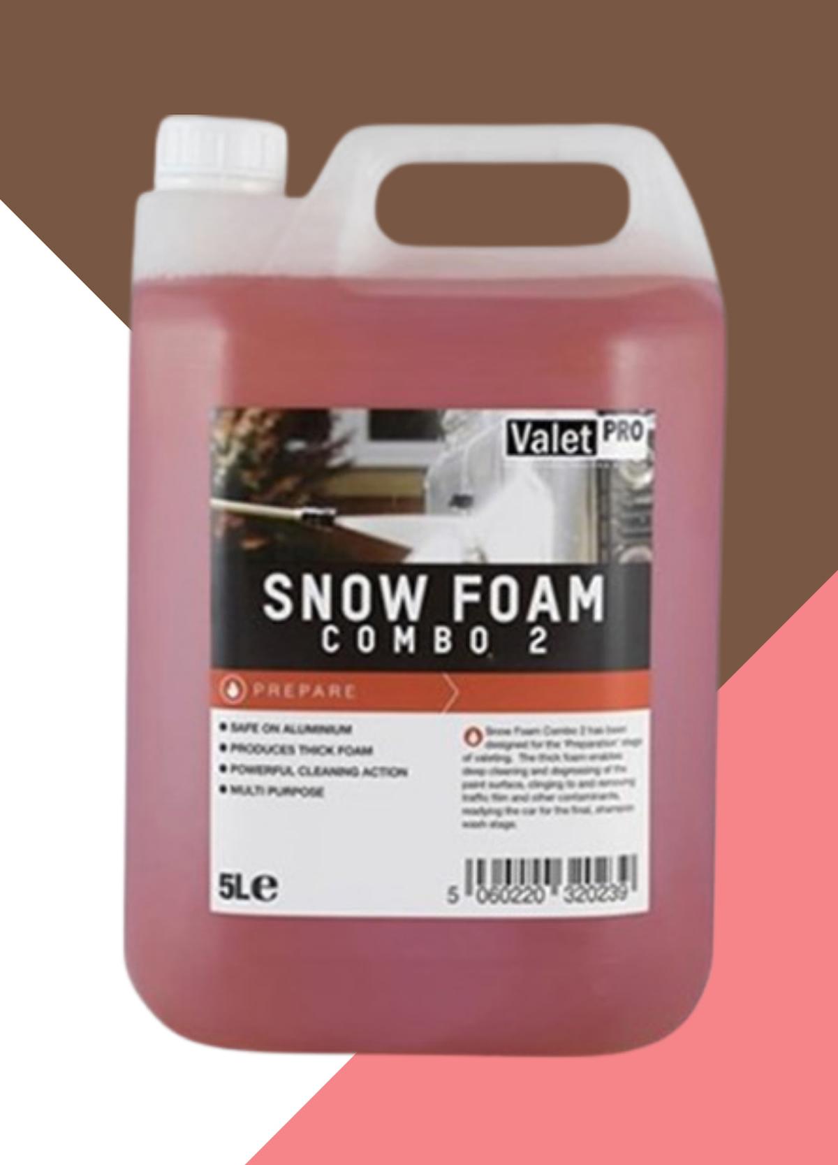 Valet Pro Yoğun Kir Sökücü Köpük - Snow Combo2  5lt.